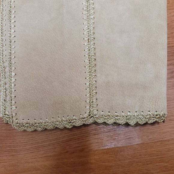 Vintage SMH Leather Suede Pants Camel 16 Pants - Picture 6 of 10